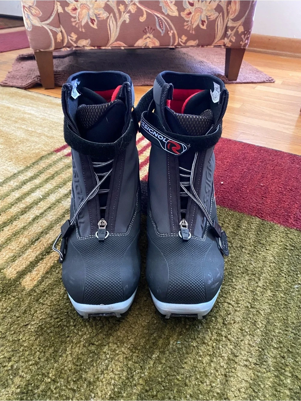 Rossignol Black and Gray Cross-Country Ski Boots